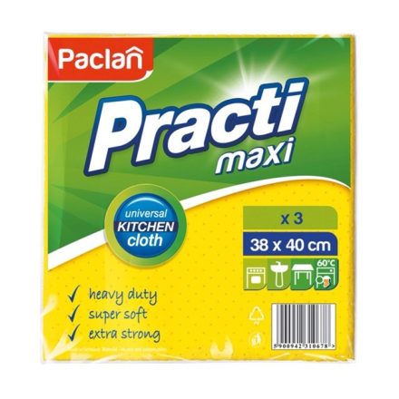 Utierky Practi Maxi 3 ks 38x40 cm žlté viacúčelové čistenie