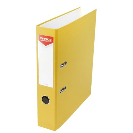 Kancelársky filter A4 so železnicou na dokumenty, vzadu 75 mmŽltá