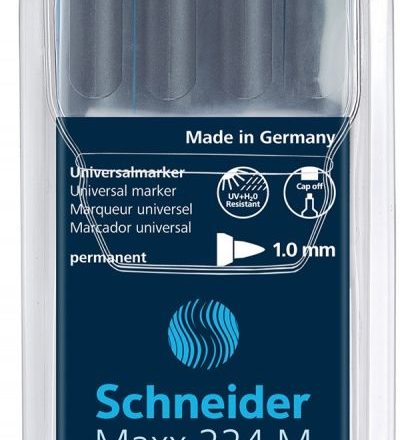 Polyotypy, filmové markery SCHNEIDER MAXX 224 Li 1 mm, 4 mix farby