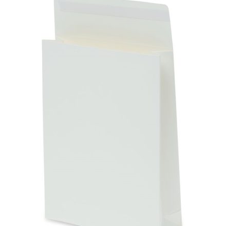 Kartónové obálky B6 130x170x40 mm biele 220 g 10 ks