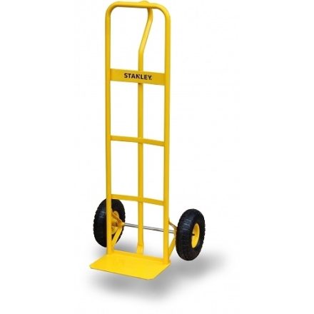 Skladovací vozík dvojkolesová oceľová žltá 200 kg, lopata 355 x 215 mm