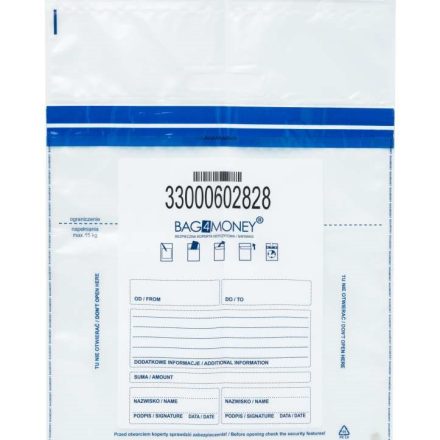 Bezpečné bankové obálky C3 320x450 mm Priehľadný 100 ks