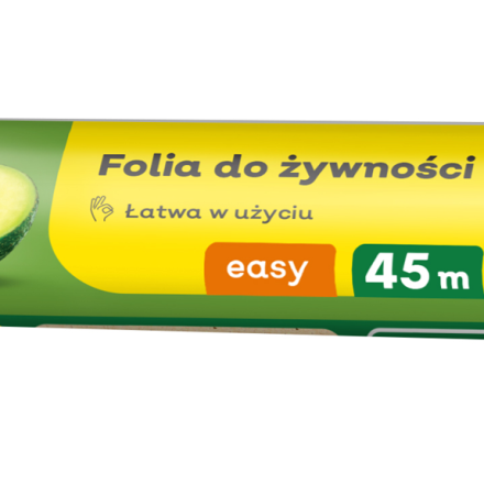 Bezfarebná potravinárska fólia pre potraviny Jan Nevyhnutné EASY 45 m x 29 cm