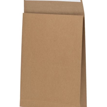 Kartónová obálka s lepidlom 320x450x80mm hnedá 220g 10 ks