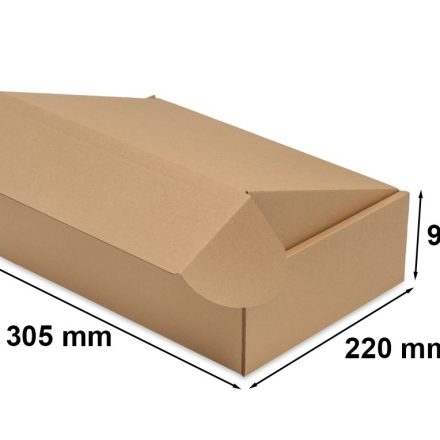 F427 A4 Módny box hnedá lepenka 305x220x94 mm