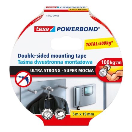Montážna páska POWERBOND super silný 5m:19mm