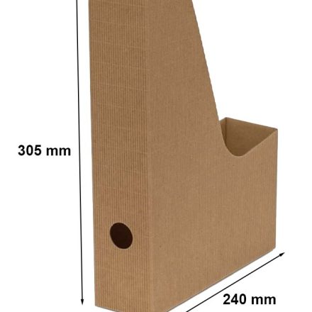 Kartónová škatuľa pre dokumenty A4 6 cm hnedá