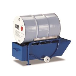 Vozík do suda 200 l s odtokovou vaňou 203 l, nosnosť 250 kg ZU-3203