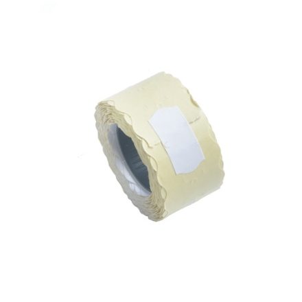 Cenové tagy pre hráčov pervitínu s jedným radom 26x12 mm biele vlny 900 ks