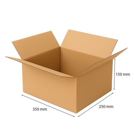 Hnedá A4 prepravná škatuľa, 350x250x150 mm