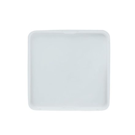 Deno plastová zátka LDPE až štvorcová rúrka 120x120 mm biele