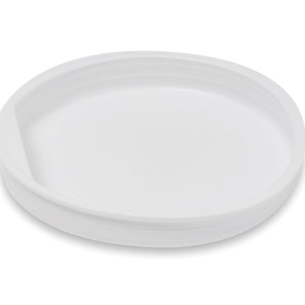 Okrúhly zástrčka pre lepenkové trubice fi 80 mm biely denco LDPE