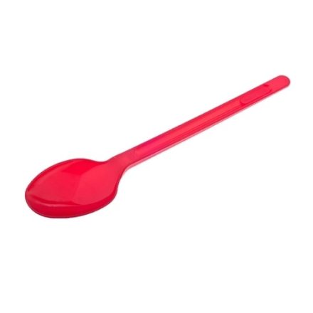 Červené plastové jednorazové lyžice 16,5 cm 3,20 g 20 ks