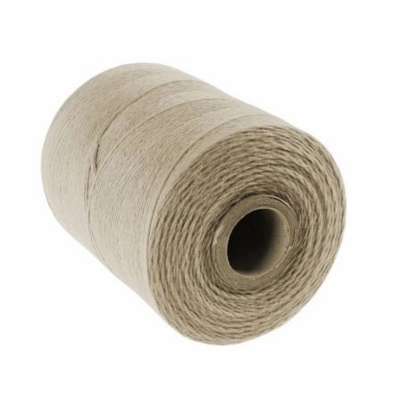 Ľanové nite, račník 1 mm, ľanový reťazec 370 m, surové 250 g