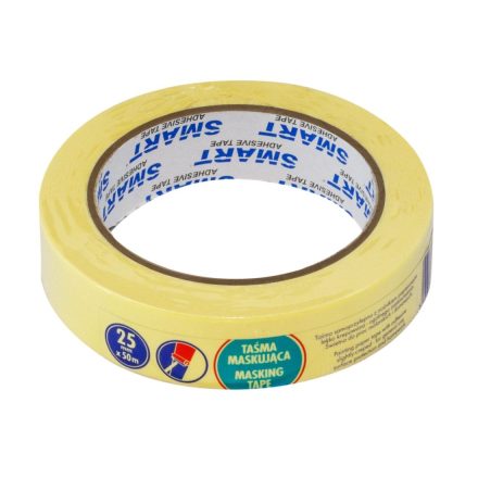 Páska na natieranie papiera SMART žlté maskovanie pre maľovanie 25mm x 50m