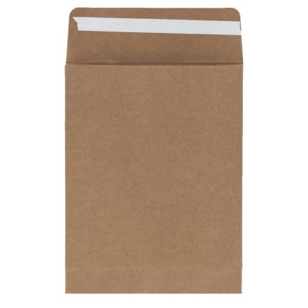 Samolepiaci kartónový obal 130x170x40 mm hnedá 220g 10 ks
