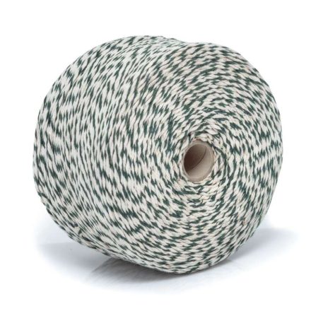Bielozelená bavlnená šnúra 1 kg, 550 m, 2 mm pre mäso