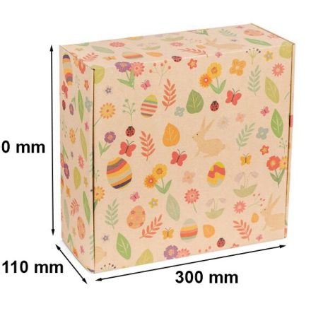Papierová lepenka WIOSNA Veľkonočný box 300x300x110 mm