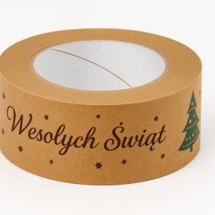 Veselé vianočné papierové balenie pásky 48mm/50m