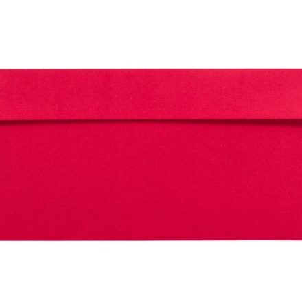 Škatule DL Tvarovaná červená160g 50 kusy - ideálne pre pozvánky