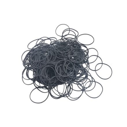 Pásy z gumy 50 mm 1,5 x 1,5 čierna 1 kg