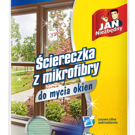 JN Mikrovláknové stierače pre okná, okná a zrkadlá bez pruhov