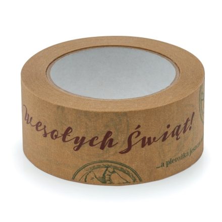Vianočný tapetový papier zdobený darčekovými knedlíkmi 48 mm/50 m