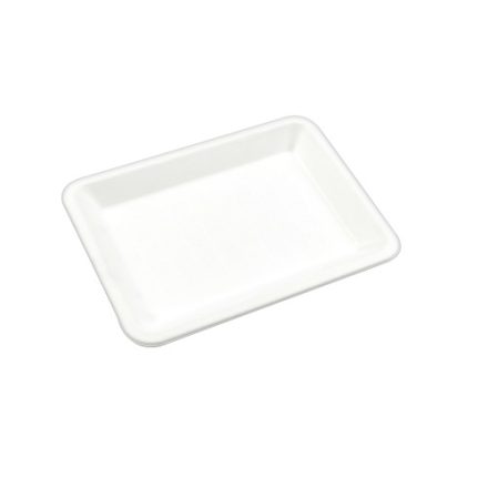 Eko jednorazový zásobník s cukrovou trstinou 20x15x1,5 cm 50 ks