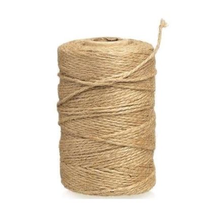 Juta kábel prírodná hnedá 2 mm 100 g, záhradné lano 31 m