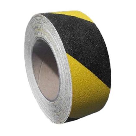 Samolepiaca protišmyková páska pre schody 25 mm x 18 m žlto-čierny