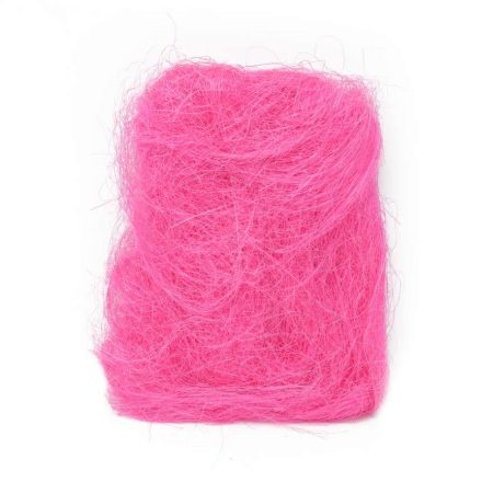 Dekoratívny sisal 40 g intenzívna ružová, darčeková plnka