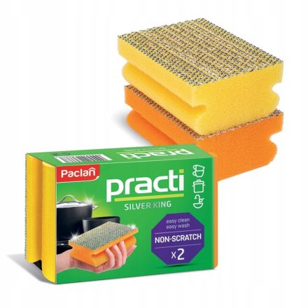 Umývačky riadu Prakti Silver King 2 umenie dvojstranných kuchynských hubiek
