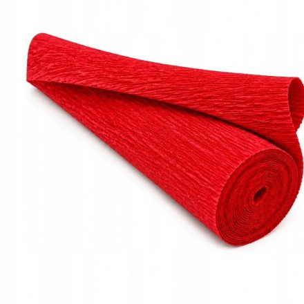 Taliansky krep 180g Červená 50cm/250cm Dekoratívne Cartotecnica Rossi