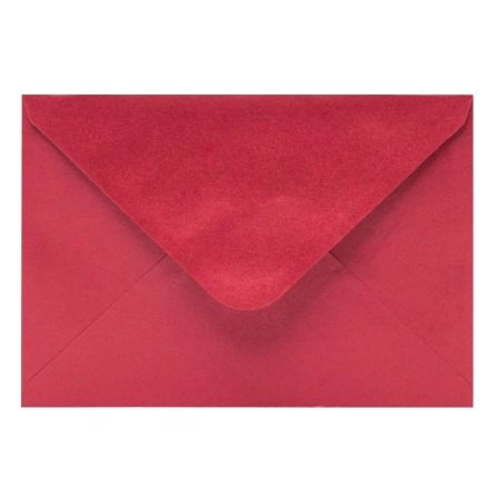 Papier dekoratívne obálky C5 červená perla 120 g 162x229 mm 50 ks