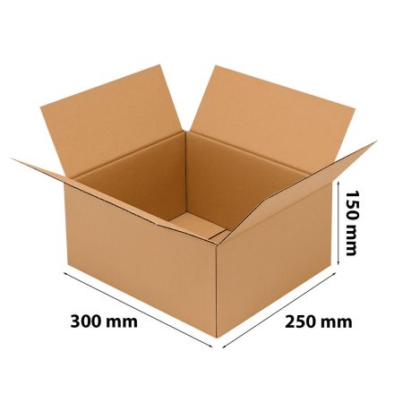 Klapka pohľadnice 300x250x150 mm Brown Business S