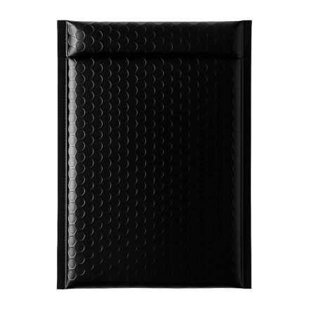 Kovové ochranné bublinkové obaly 270x360 mm čierna 100 ks
