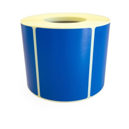 Samolepiace tepelné štítky 60x40 mm modrá 500 ks