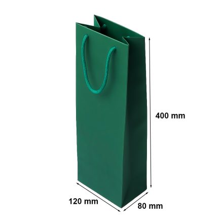Papierový vak na zelené víno 120x80x400 mm 170 g