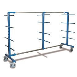 Obojstranný prepravný vozík so zbraňami 3 póly SW-310.007