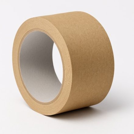 Hnedá papierová baliaca páska 120um 50mm x 50m prírodný kaučuk