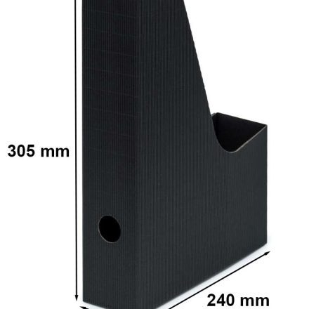 Kartónový kontajner A4, čierna kartónová škatuľa 6 cm