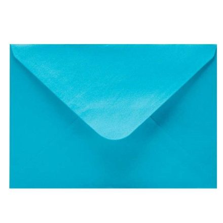 Dekoratívne obálky C5 perlová modrá 162 x 229 mm 120g 50 ks