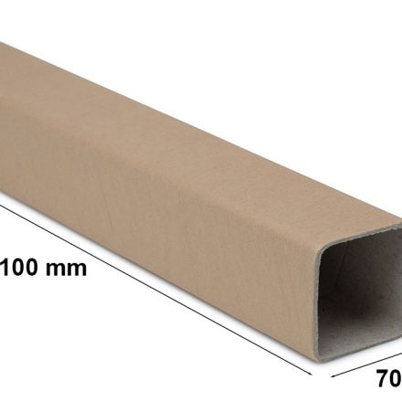 Štvorcová rúrka na prepravu 70x70x1100 mm, hrúbka 2,5 mm B0