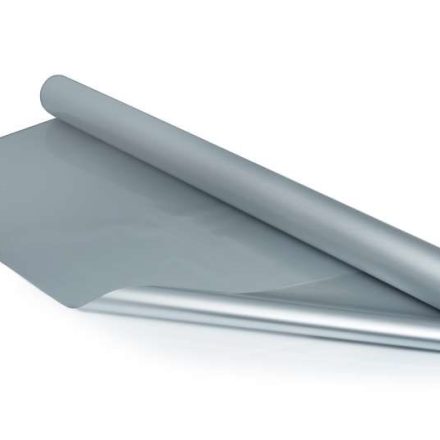 Celofánová fólia vo zvitkoch na balenie 100 cm x 25 mb strieborná matné 30 um
