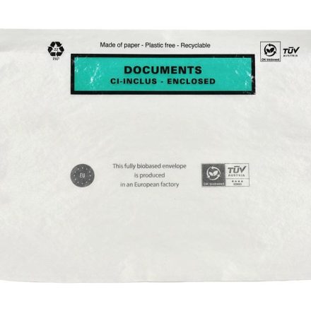 C5 kuriérska obálka pripojená k EkoPaper Documents Encluded 1000 ks