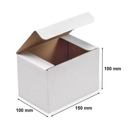 Kartón F215 Módny box 150x100x100 mm biela A6