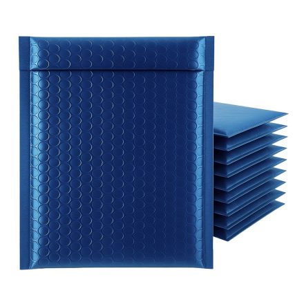 Kovové bublinkové obaly CD 165x165 mm modrá 100 ks