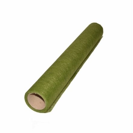 Ozdobná olivová flizelína v baliacej rolke 50 cm x 7,32 m