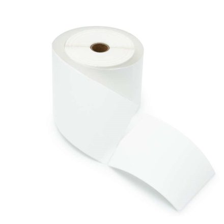Samolepiace tepelné štítky 100x150 mm biele vo zvitkoch 500 ks