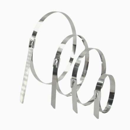 Káblové svorky z nehrdzavejúcej ocele 360 x 4,6 mm, 100 ks